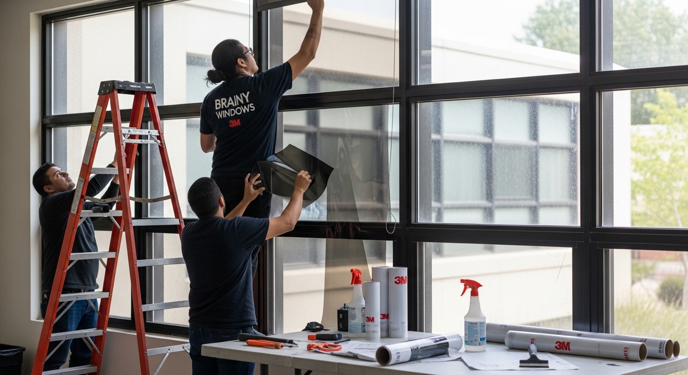 Películas de Control Solar 3M 5 Película nanocerámica 3M para ventanas con alta eficiencia