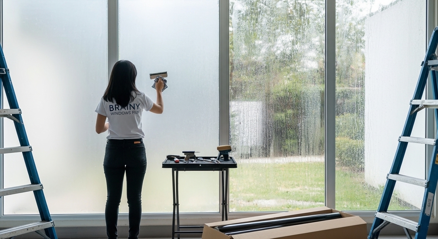 Muebles de madera protegidos de la decoloración solar gracias a una película con filtro UV.